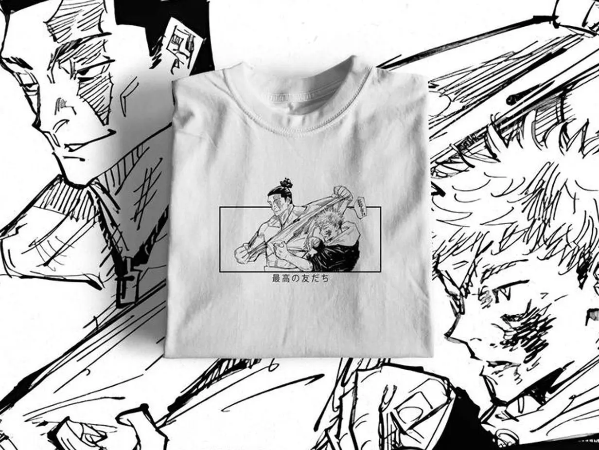 Besto Friendo Shirt Jjk My Brother Jujutsu Kaisen Merch Yuji Itadori Aoi Todo Anime Streetwear Gift Anime Fan Shirt T-shirts, Sweater, Hoodies – Suitable for All Genders
