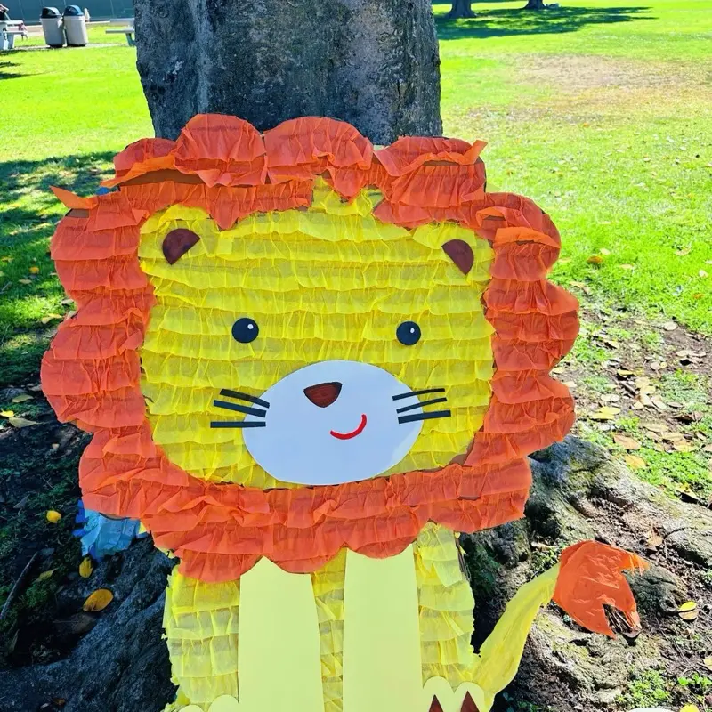 lion inspired piñatas 39 inches tall