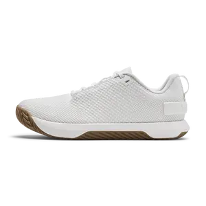 NOBULL Men's Outwork Flex Shoe in Classic White Gum - OG Strength Training Shoe, Durable Gym Trainer, Lifting Sneaker