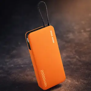 BOLOMI 10W Fast Charge Portable Power Bank with LED Display, USB-C Input/Output, 22.5W Quick Charging, Compact Slim Design with Strap –  For Smartphones