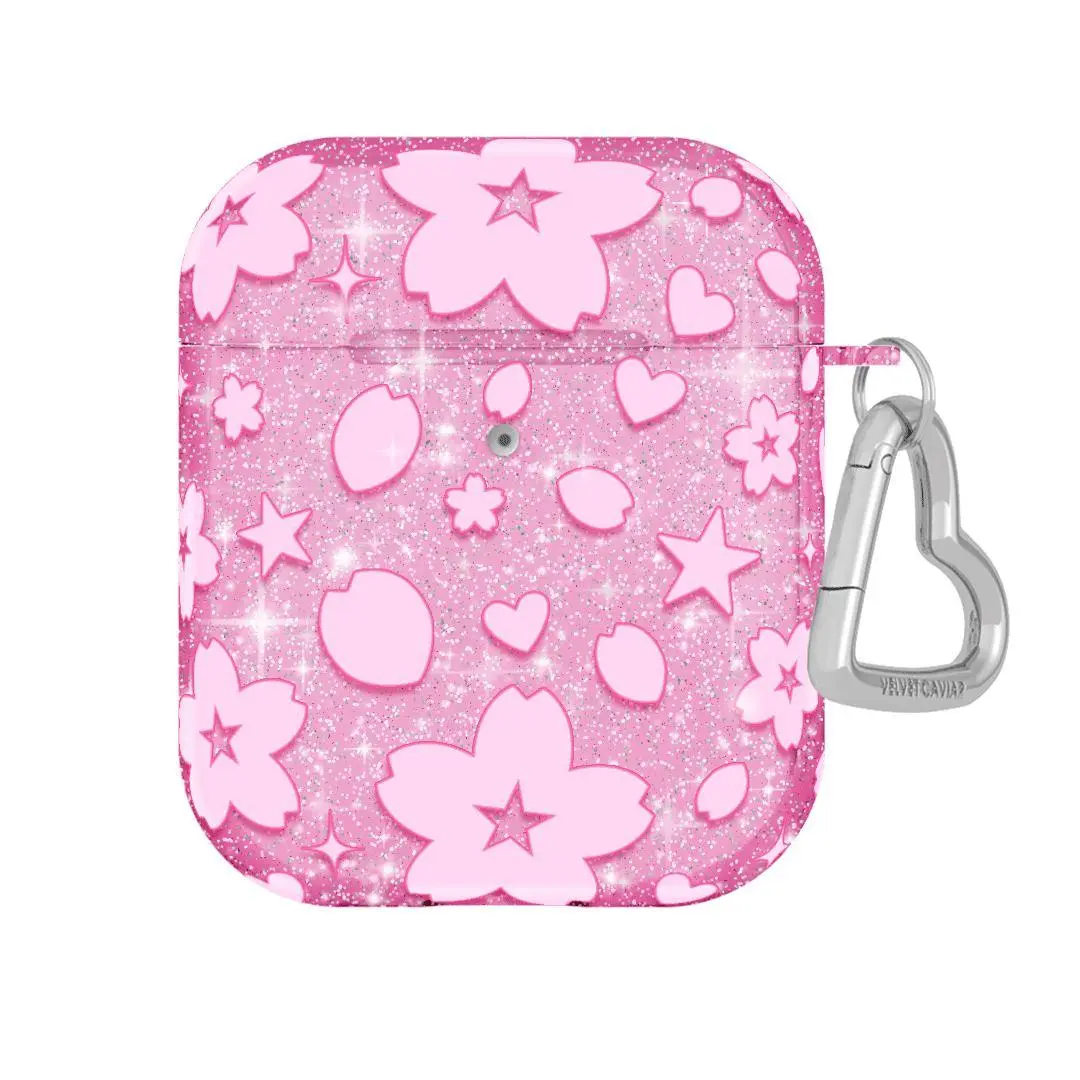 Cherry Blossom Glitter AirPod Case Cherry Blossom Glitter AirPod Case