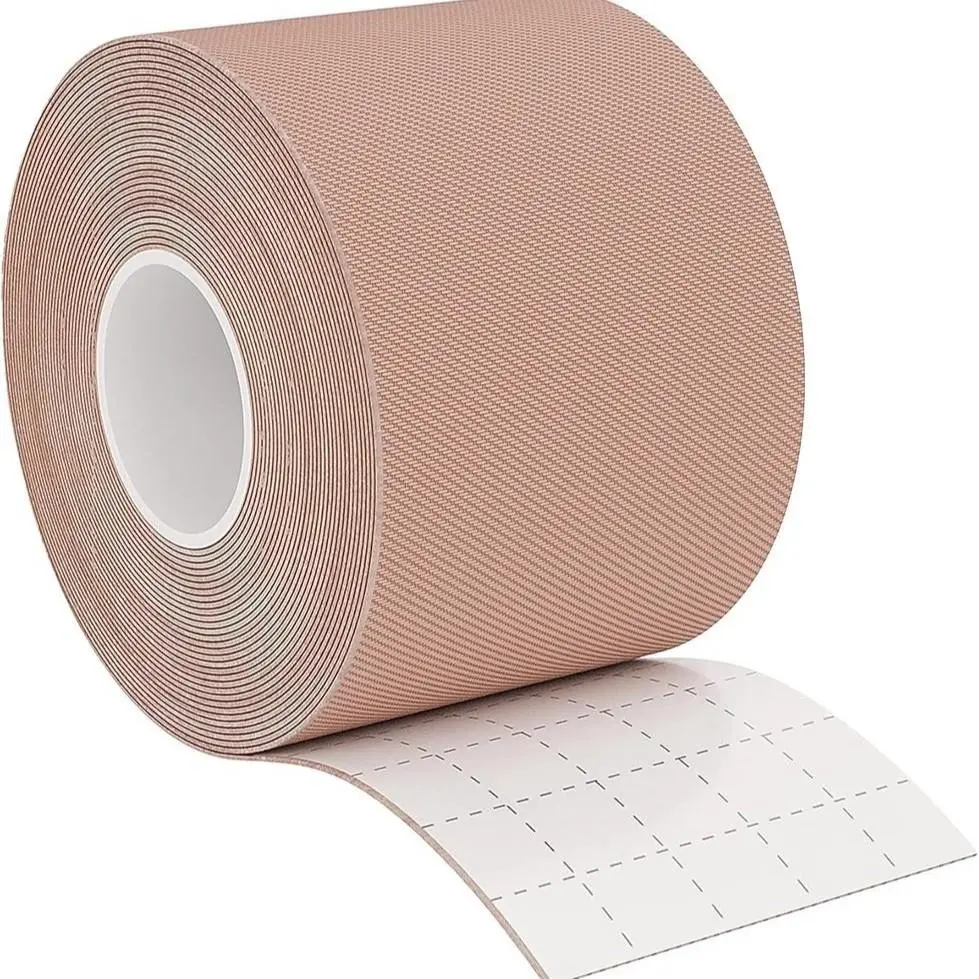 Breast Lifting Tape for A-E Cup Sizes, Breathable Nipple Covers, Firming Breast Tape for Large Breasts, 1 Roll, Adhesive Bra Accessories, Sticky Bra Lift, Women Accessories