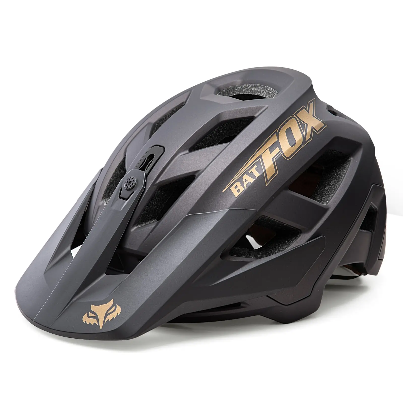 Batfox Mountain Bike Helmet Unisex, Adjustable Visor Three Positions,  Comfortable Breathable Design, Lightweight Obsidian Color, Mtb Helmet,  Lightweight Adjustable Helmets - TikTok Shop