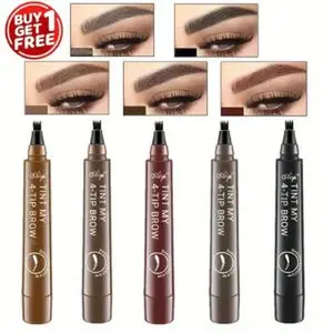 Microblading Eyebrow Pen, Waterproof Marker, 3D Fork Makeup- Buy one get FREE