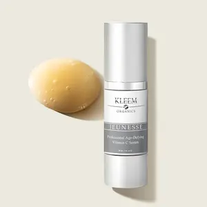 KLEEM ORGANICS | Vitamin C Serum with Hyaluronic Acid & Aloe Vera – Helps Even Skin Tone, Fades Dark Spots, Boost Radiance & Keep Skin Smooth and Fresh - Daily Anti-Aging Formula