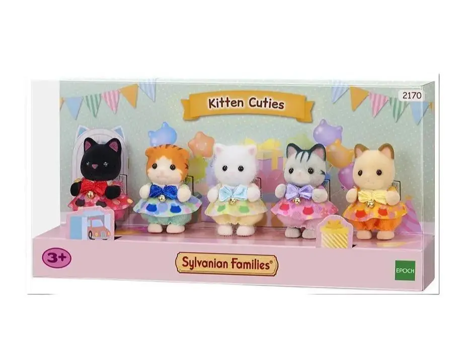 Sylvanian Families Kitten Cuties 5 Cat Baby Set Calico Critters Sylvanian Families Kitten Cuties 5 Cat Baby Set Calico Critters