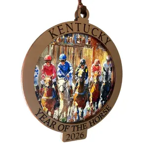 Kentucky Derby Ornament 2026 | Year of the Horse Suncatcher