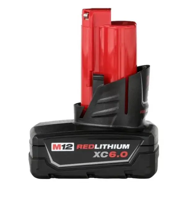 Milwaukee 48-11-2460 M12 REDLITHIUM XC6.0 Battery - 1 or 2 Pack