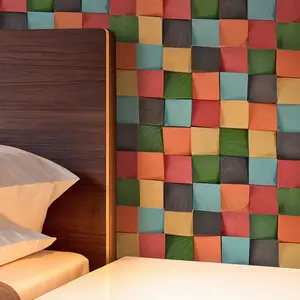 Wood Mosaic Panel | Dark Pine Wood Tile | 12"×12”