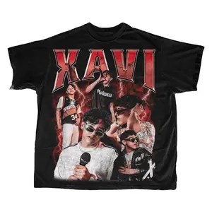 The La Diabla Xavi Collection T-Shirt Cotton, Crew Neck, , Poco A Poco Touron Graphic Tee, Unisex Cotton T-Shirt