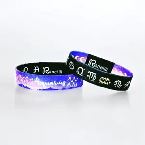 12 Constellation NFC-Enabled Daily Horoscope Message Bracelet for Men & Women – Elastic, Waterproof, 3 Days of Personalized Zodiac Messages –Reversible Design Perfect Gift for Christmas, Birthdays & Special Occasions, Reversible Design