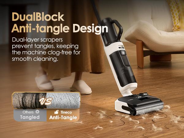 Tineco FLOOR ONE Switch S6 Stretch Breeze, Multi-Function Cleane, 180° Lay-Flat, Flashdry Self-Cleaning, Anti-Tangle Design