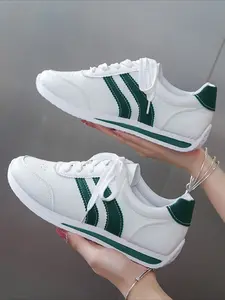 Breathable Mesh Athletic Running Shoes: Flexible Sole Upgrade Daily Wear Experience