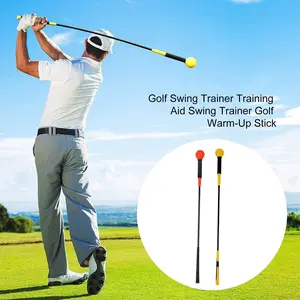 Enhance Your Golf Game with the Ultimate Swing Training Aid - Adjustable 40/48 Inch Practice Rod & Warm-Up Stick