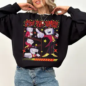 [ Youth & Adult ] Comfort Tenna Deltarune Game T-Shirt, It’s TV Time Meme Sweatshirt, Video Game Fan Shirt, Cloud Tee Movie Tee, Gift For Men & Women