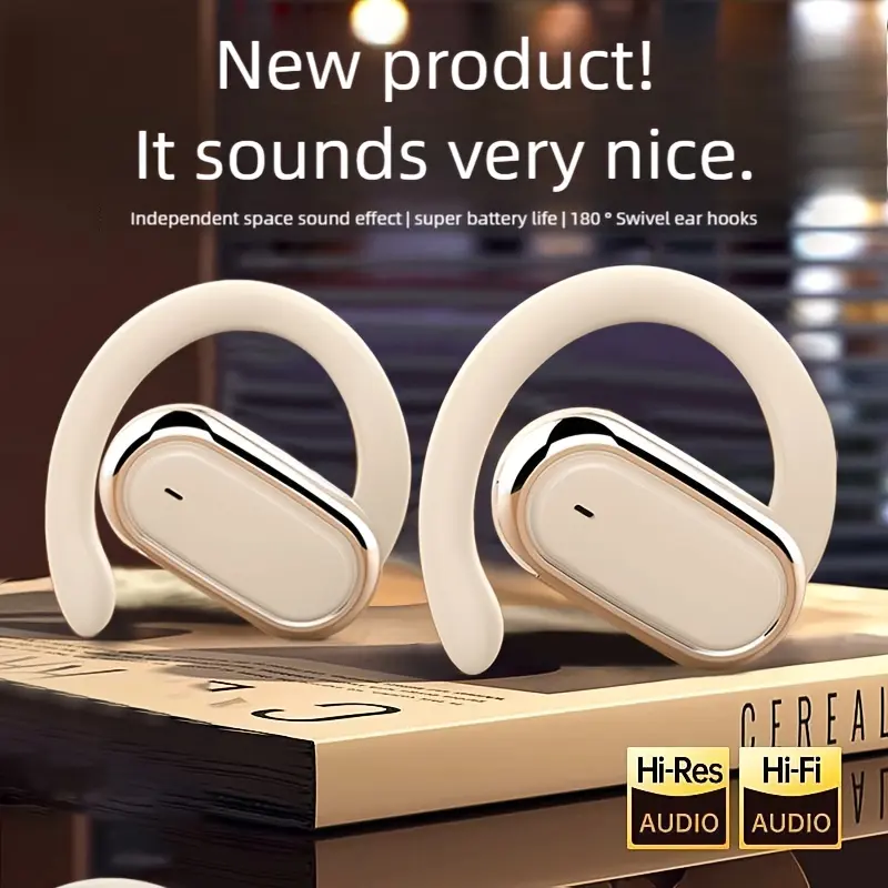 Wireless Over-Ear Headphones Designed Specifically for Running, Featuring Adjustable Comfort, Directional Sound Without Leakage, Excellent Audio Quality, Smart Features, Long Battery Life, And Type-C Charging