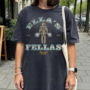 ELLA'S FELLAS Tee Shirt - Sweatshirt - Hoodie Heavy Cotton - Women's Wear