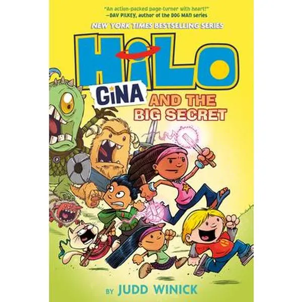 Hilo Book 8: Gina and the Big Secret: (A Graphic Novel) -- Judd Winick, Hardcover