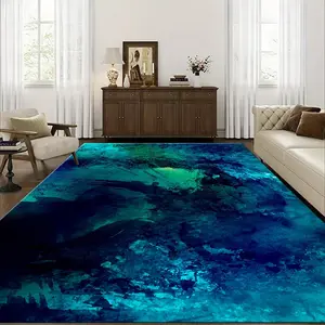 1pc Modern Abstract Pattern Mat Suitable for Living Room Bedroom Balcony Machine Washable Indoor/Outdoor Mat