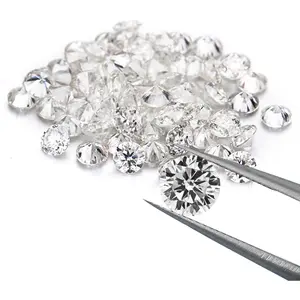 1ct Per Pack Small Size 0.8-3.5mm Tiny Loose Moissanite Gemstone D Colorless VVS1 Excellent Round Cut for Diamond Jewelry Making
