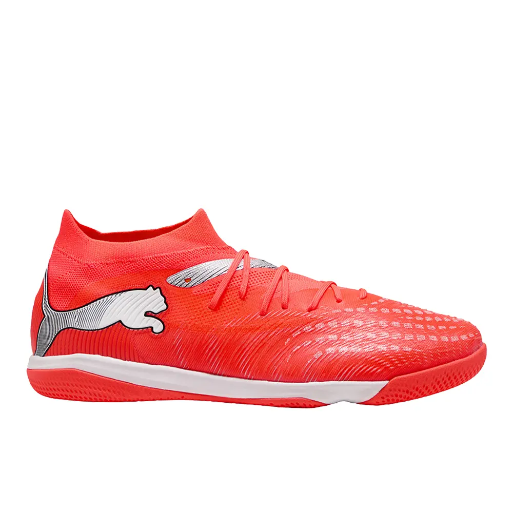 PUMA Mens Future 9 Match Indoor Soccer Cleats  - Red