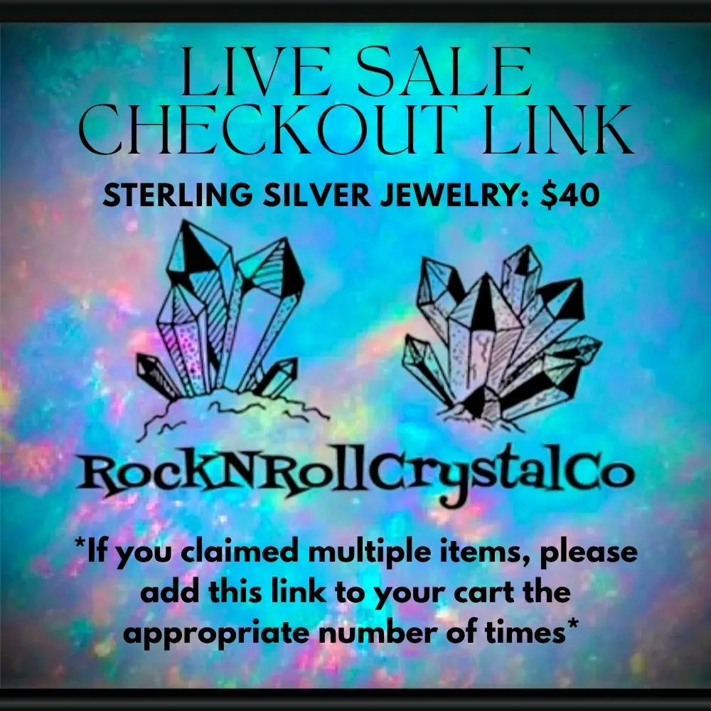 Sterling silver jewelry - $40 LIVE CLAIM