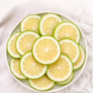 Premium Freeze-Dried Seedless Lemon Slices (50g, Slice Form) - 100% Natural, Low Sugar, Alcohol-Free Gourmet Citrus Garnish & Guilt-Free Dried Fruit Snack for Cocktails, Baking