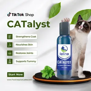 Feline Essential CATalyst Antioxidant Enzyme Formula for Cats | Daily Digestive & Immune Support Supplement