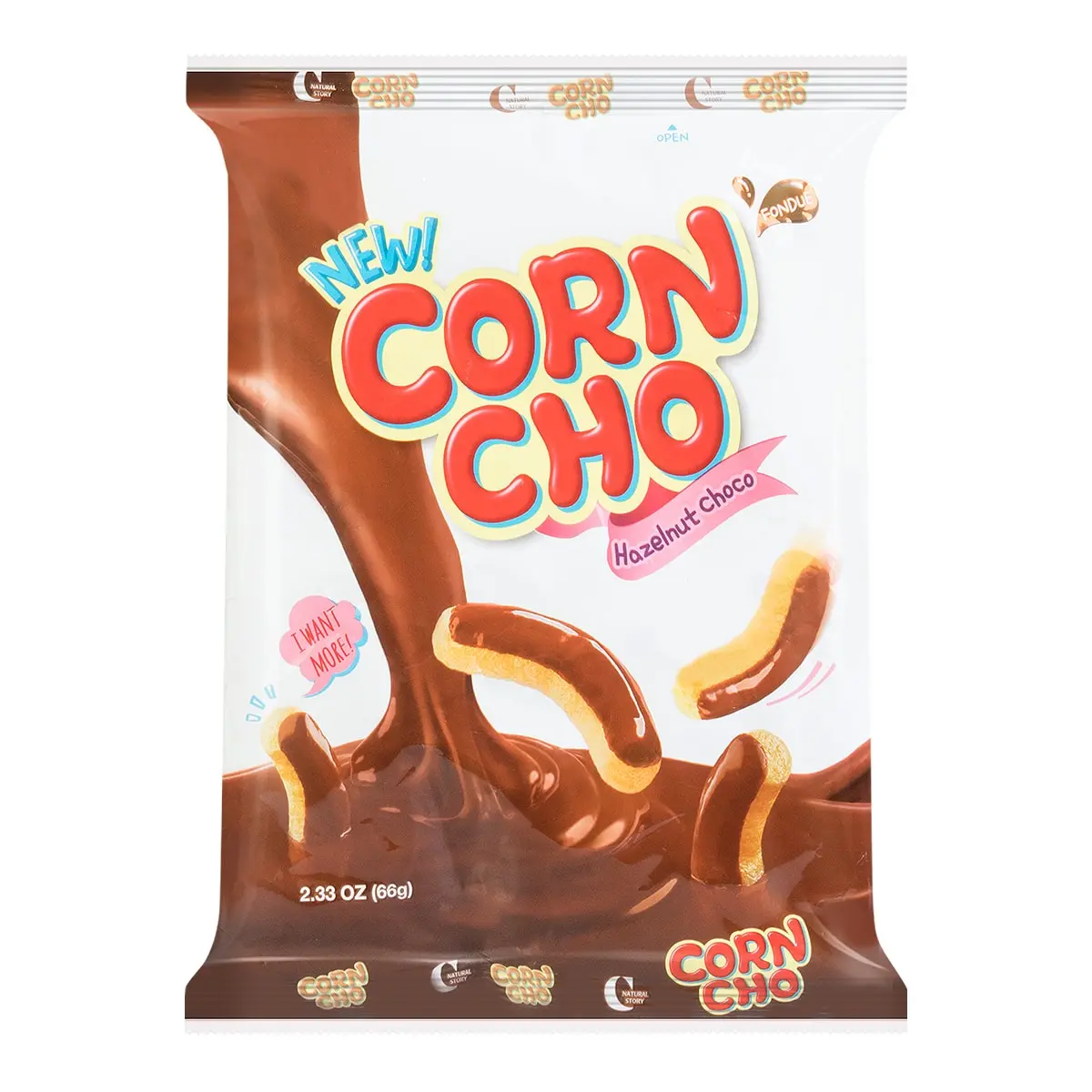CROWN CORN CHO Hazelnut Choco Flavor, 2.33 Oz CROWN CORN CHO Hazelnut Choco Flavor, 2.33 Oz