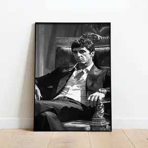 Tony Montana Poster, Scarface Movie Poster, Product without frame
