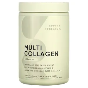 Sports Research Multi Collagen, Unflavored, 10.58 oz (300 g)