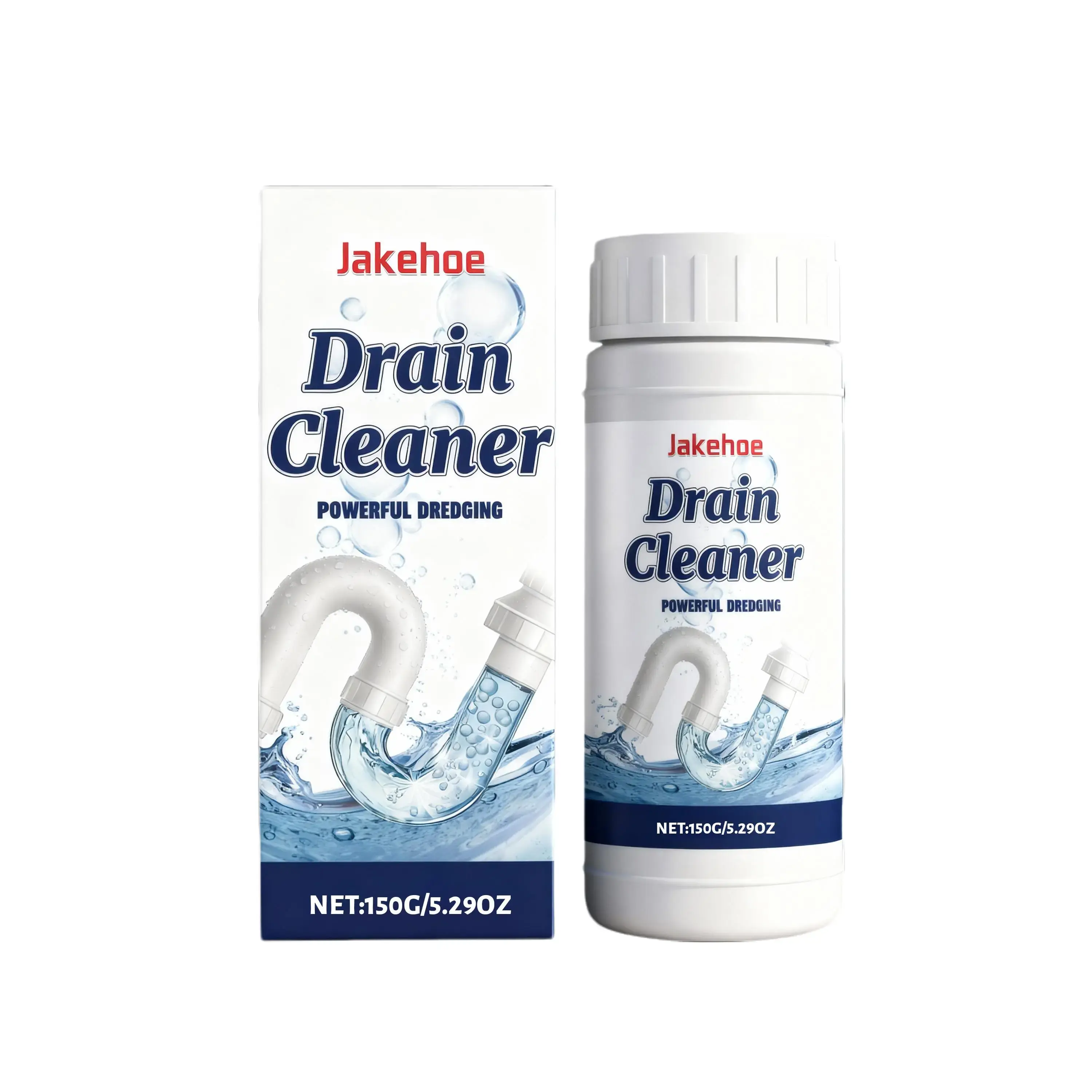 Household Aluminium Pipe Cleaner Granules - Quick Dissolve, Active Ingredients for Unblocking, Deodorizing, Pipe Cleaning Deodorizer - Essential Home Care Supply, Drain Cleaner