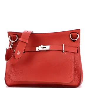 Pre-owned HERMÈS material Messenger Bags Hermes Jypsiere Bag Clemence 34 by Rebag