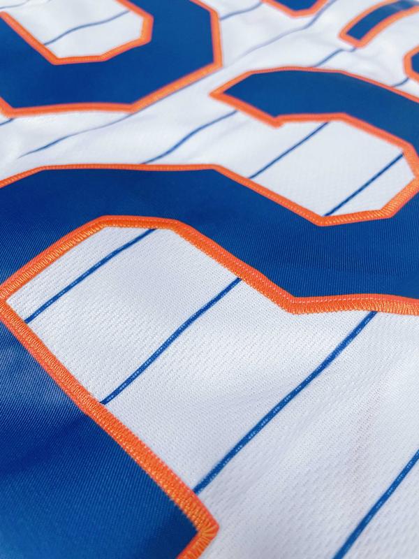 Men's #22 Baseball Jersey Blue & White Striped Classic "SOTO" Design Breathable Button-Up Shirt For Training Games & Casual Wea