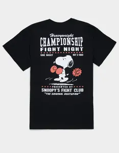 RIOT SOCIETY x Peanuts Fight Club Mens Tee