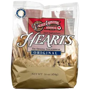 Valley Lahvosh  16 oz Cracker Heart Original, Pack of 10