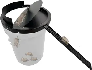Bucket Lid Mouse Trap Metal 5 Gallon Bucket lid,Strong Metal Material That Cannot be Bitten, auto Reset, Repeat Catch, Indoor Outdoor, (1pack)
