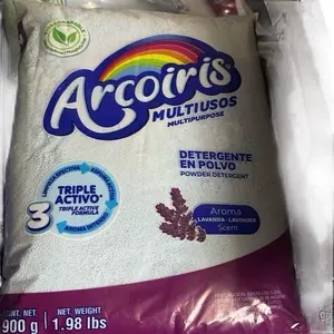 Arcoiris Lavender Triple Action Laundry Powder 900g Multipurpose Detergent with Aroma Intense Formula