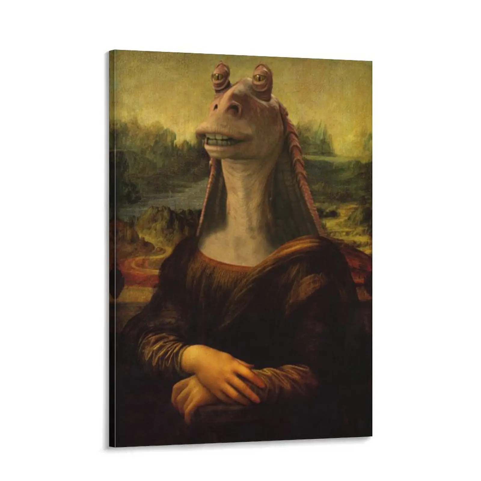 NOT The Mona Meesa Trendy Funny Wall Art Poster Artistic Print for Living Room Bedroom Office Decor MEME Poster with Unique Charm and Versatile Use