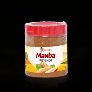 Manba Haitian Spicy Peanut Butter - Authentic Taste of the Tropics, Perfectly Spreadable, Versatile Usage for Snacks & Breakfast