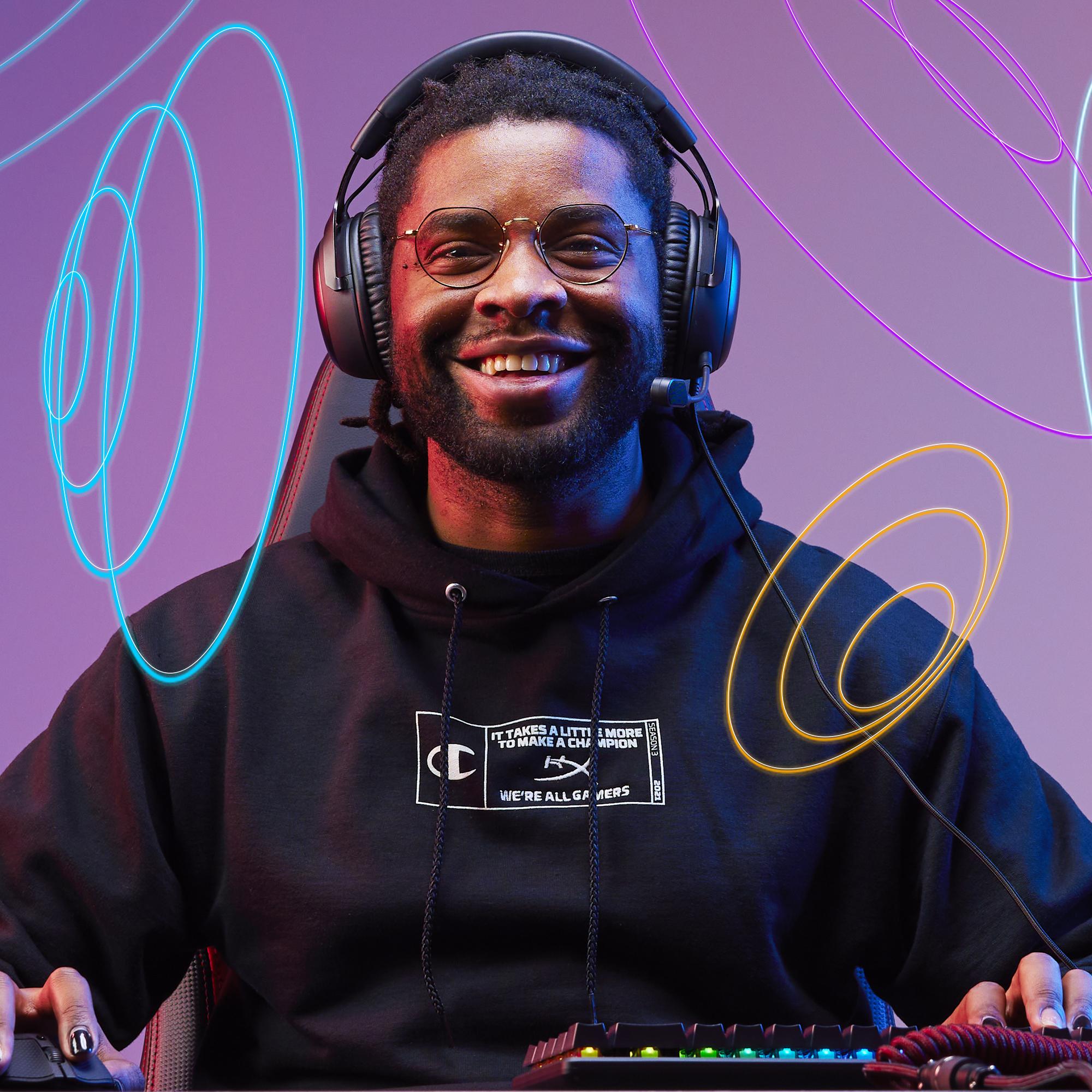 HyperX Cloud III Wired Gaming Headset with Angled 53mm Drivers DTS Spatial Audio & 10mm Mic for PC, PS5, PS4, Xbox Series X|S - Gaming Headphone, Cable, USB Dongle