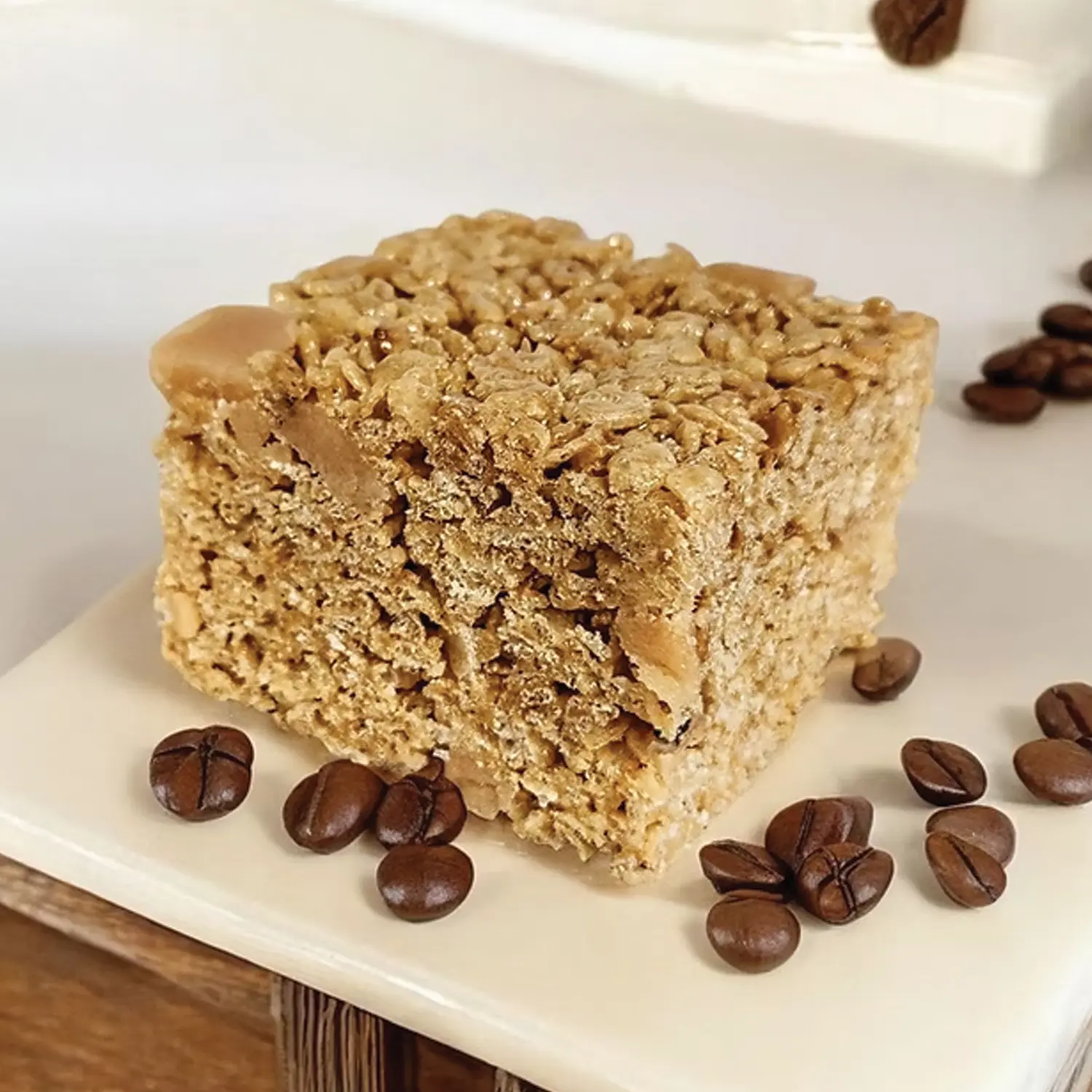 Coffee Toffee Rice Crispie Treat from Carrie's Crispies