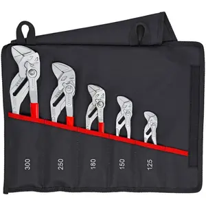 KNIPEX 5 Pc Pliers Wrench Set In Tool Roll