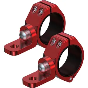 2 count Solid Heavy Whip Light Mount 360?Adjustable Light Bar Mounting Bracket,  Alloy Roll Bar Whip Flag Mounts for UTV Fit 1.5''/1.75''/1.85''/2''/2.1'' Roll Cage