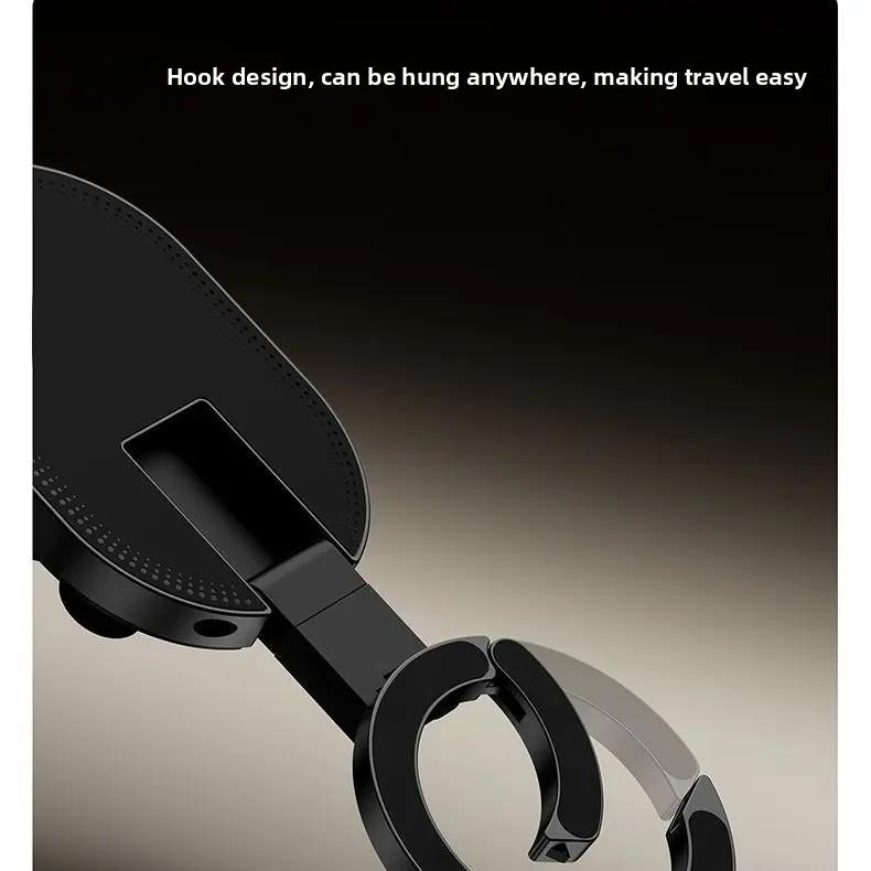 3-in-1 Suction Magnetic Phone Holder for MagSafe, 360° Rotatable Phone Tripod Mount with Carabiner Clip, Compatible with iPhone 17-12, Ideal for Car Dashboard, Gym, Kitchen, Office