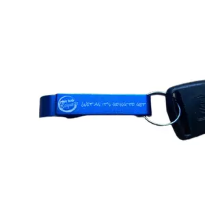 WET AS IT'S GOING TO GET Keychain - Simple Design with Text and Logo
