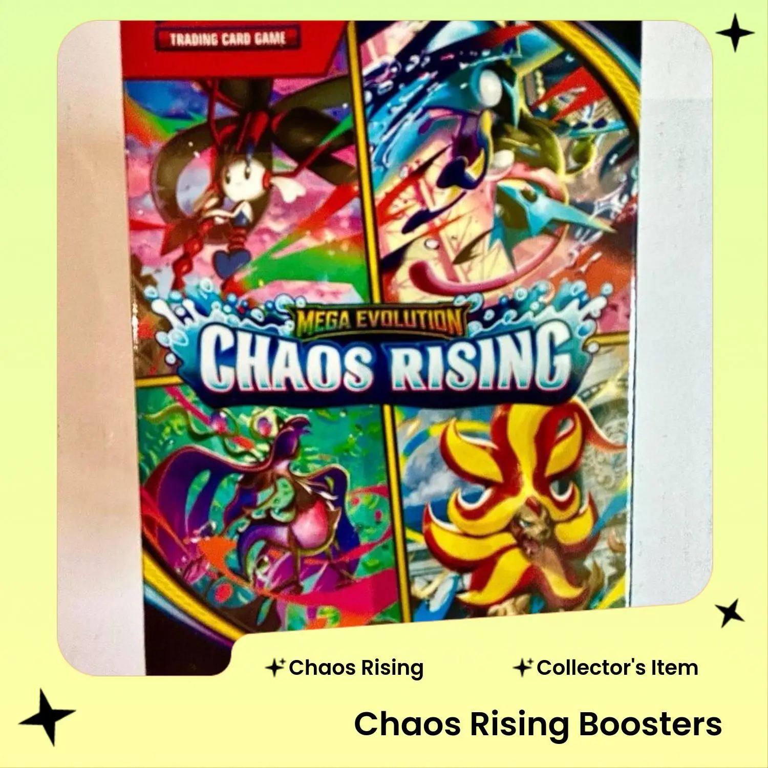 Chaos Rising TCG Booster Bundle - Rip and Ship, 6 Collector Booster Packs - Non-Sports Trading Card Series, Collector Booster Pack