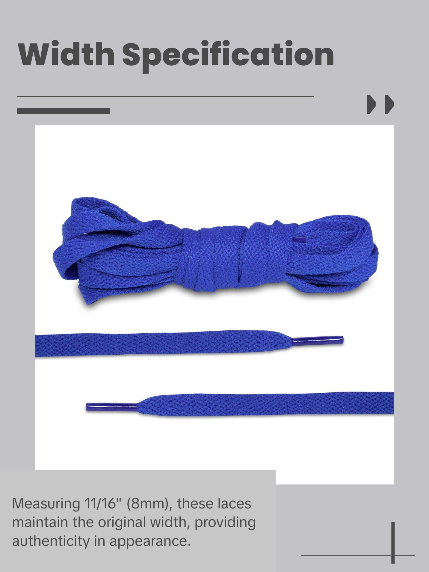 Royal Blue Jordan 1 Replacement Shoelaces