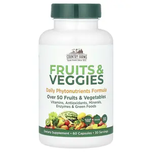 Country Farms Fruits & Veggies, 60 Capsules