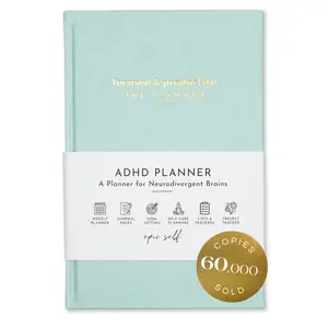 ADHD Planner for Adults: Focus and Productivity Planner - A planner for Neurodivergent Brains - Organization, Goal-Setting, and Time Management - Gift for Men and Women with ADHD